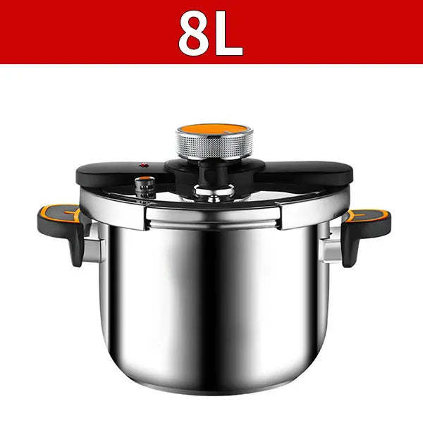 PGY Stainless Steel Pressure Cooker 4L 6L 8L | Gas & Induction Pressure Cooker Axl 8L
