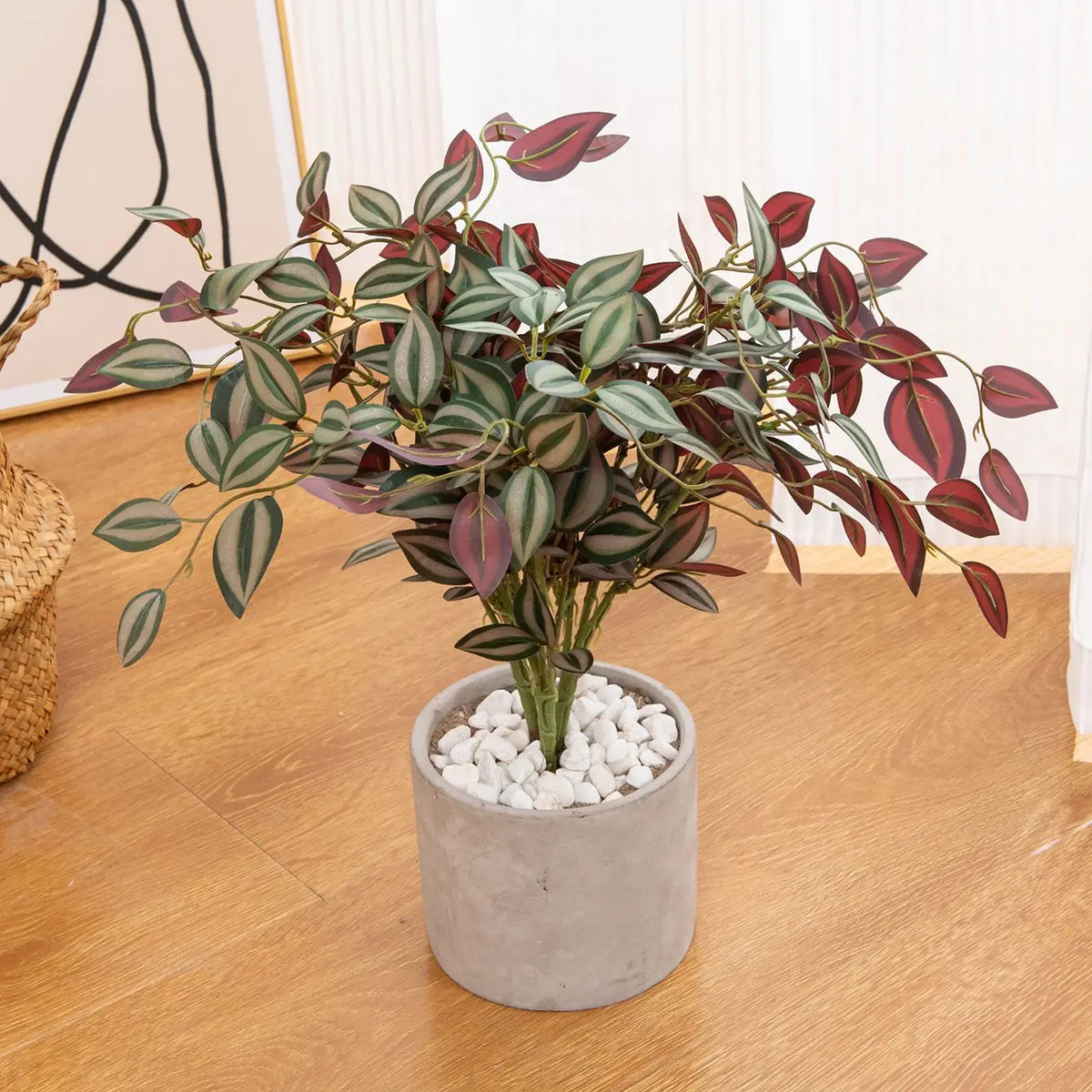 Artificial Green Leaf Bonsai Branch – Indoor & Outdoor Decor Artificial Plant Decor Axl