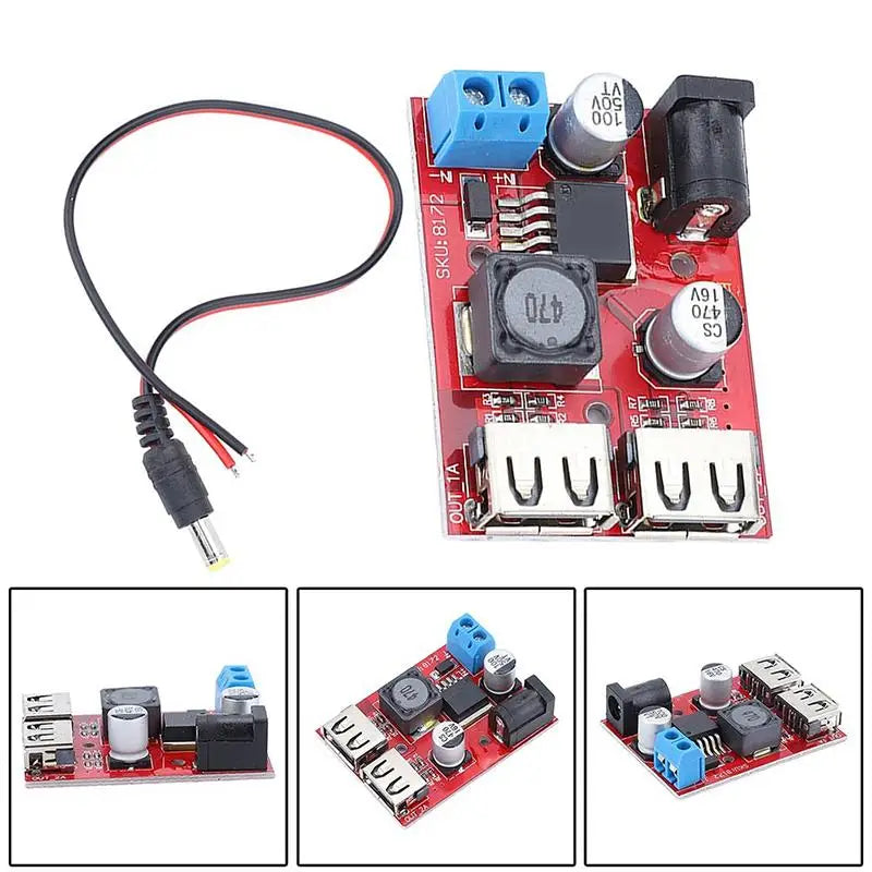 Solar Controller Charger – Dual USB 3A Step-Down Module Solar Charging Module Axl