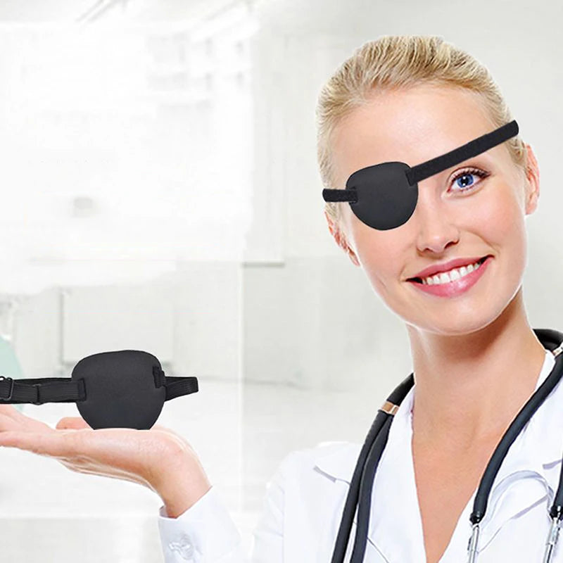 Adjustable Soft Eye Patch for Adults & Kids – Left or Right Eye Eye Patch Axl