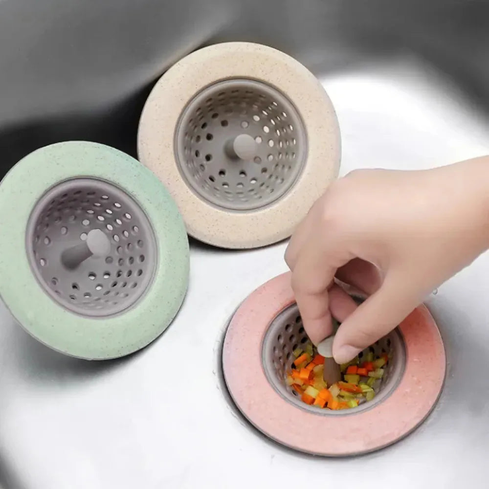 Silicone Sink Hair Filter – Anti-Clog Drain Strainer Cover Drain Hair Strainer Axl