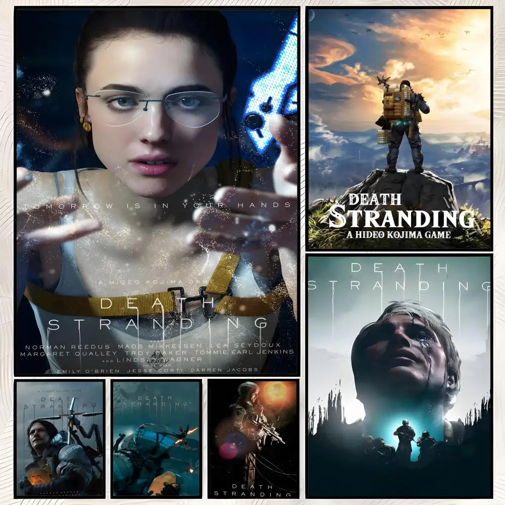 Death Stranding PVC Wall Poster – Self-Stick HD Game Decor Gaming Wall Poster Axl