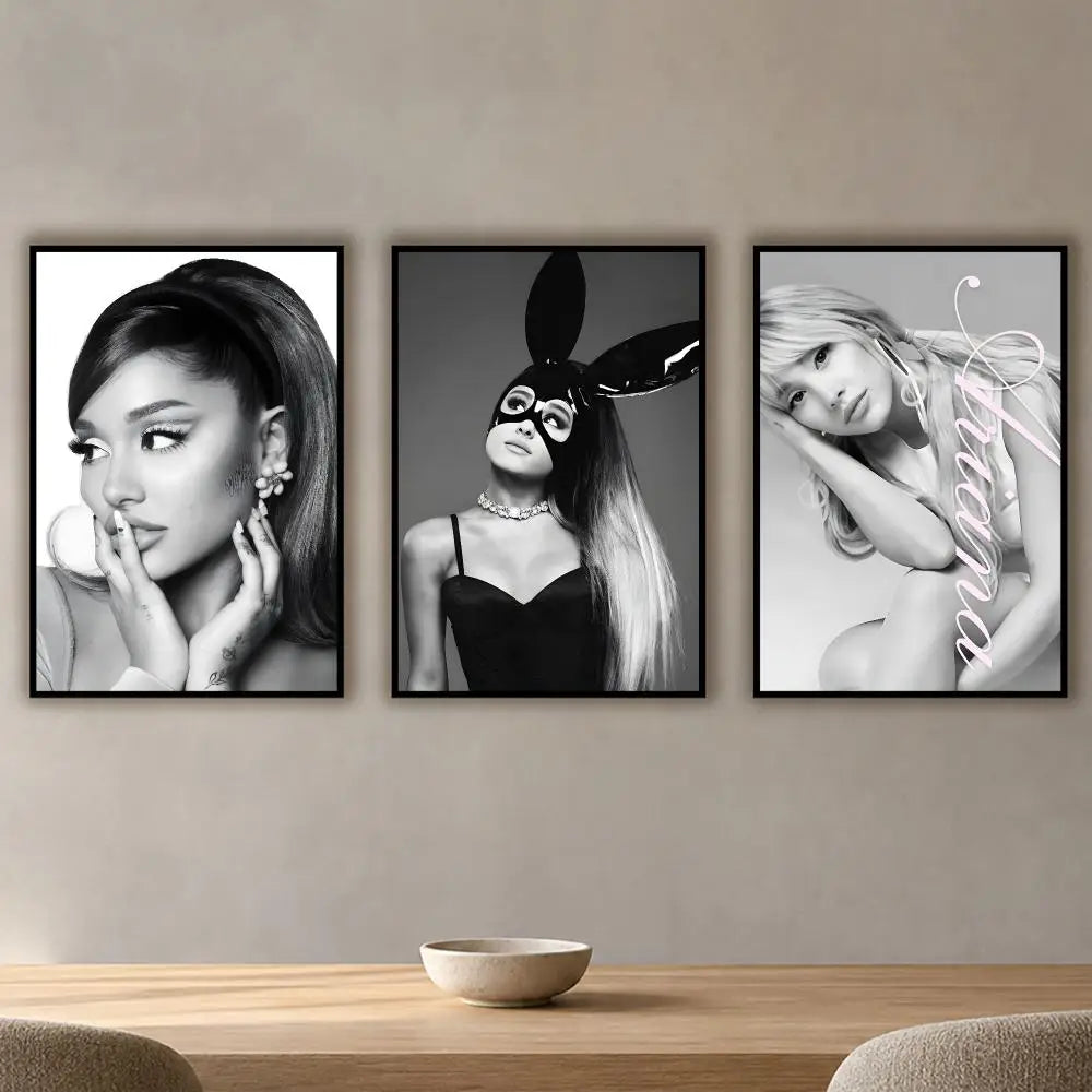 Ariana Grande HD Waterproof Poster Stickers | Wall Décor Wall Poster Stickers Axl