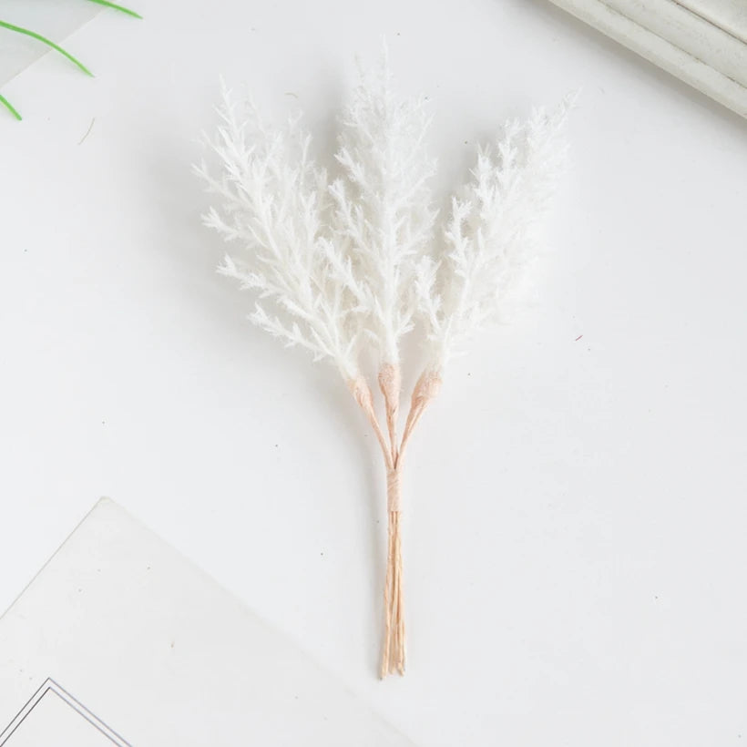Gold & Silver Artificial Branches – Wedding & Home Décor Artificial Decorative Branches Axl White 3pcs