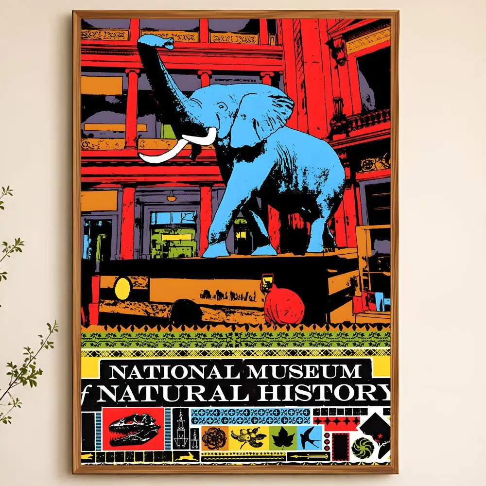 Washington Neighborhood Poster – Self-Adhesive Waterproof Wall Art