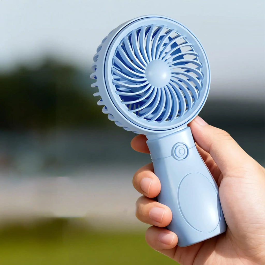 Mini Handheld Fan – USB Rechargeable Pocket Fan for Travel Handheld Fan Axl