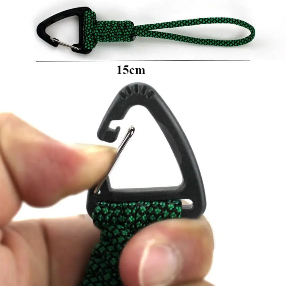 Paracord Keychain Lanyard – Triangle Buckle & Carabiner Clip Paracord Keychain Lanyard Axl