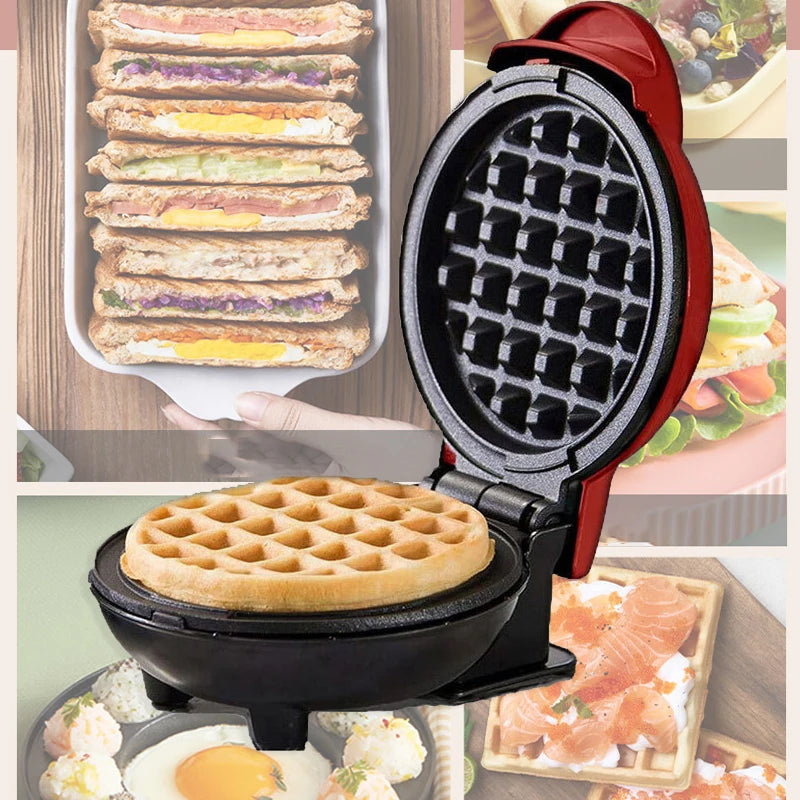 BALASHOV Mini Bubble Waffle Maker – Non-Stick Eggette Machine Bubble Waffle Maker Axl