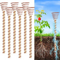 6-Pack Copper Coil Garden Stakes – Electroculture Plant Support Garden Plant Stakes Axl Default Title