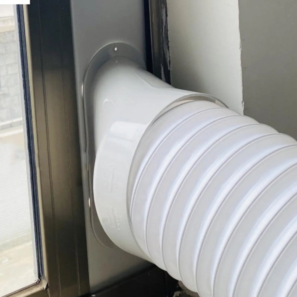 Portable AC Exhaust Hose Adapter | Flat Window Vent Connector AC Hose Adapter Axl
