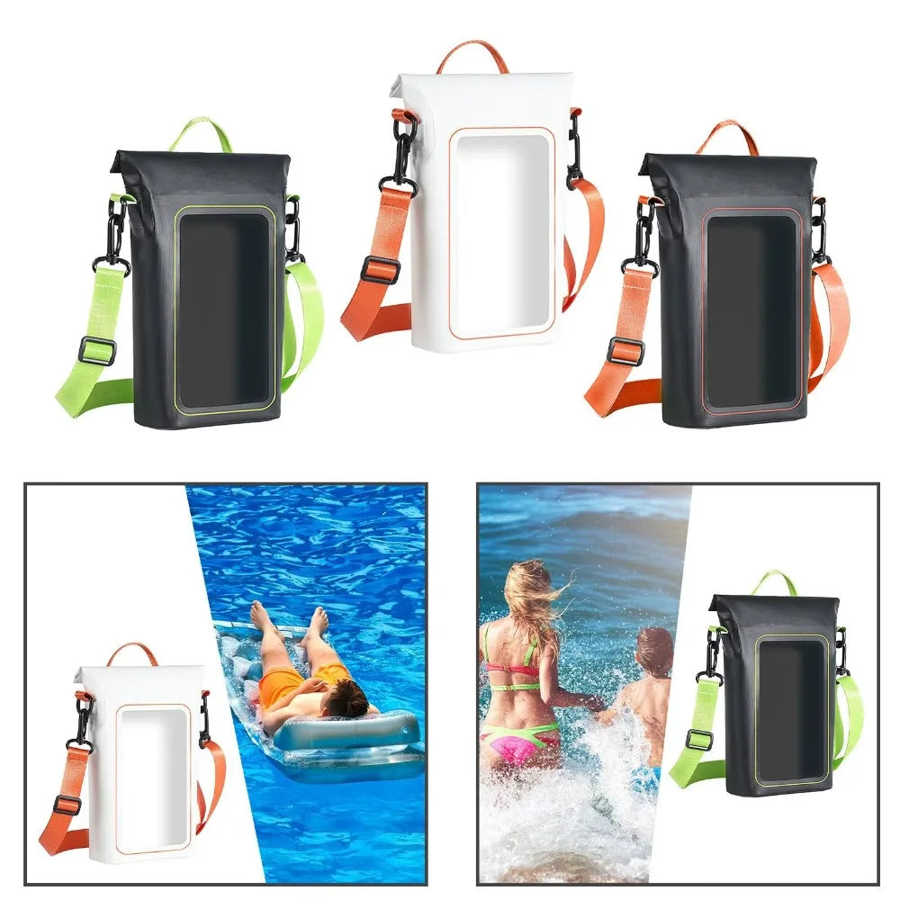 Waterproof Phone Bag with Neck Lanyard – PVC Dry Pouch Waterproof Phone Pouch Axl