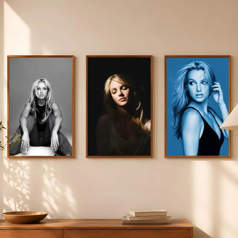Britney Spears Album Wall Poster – Self-Stick HD Waterproof Art Wall Art Poster Axl