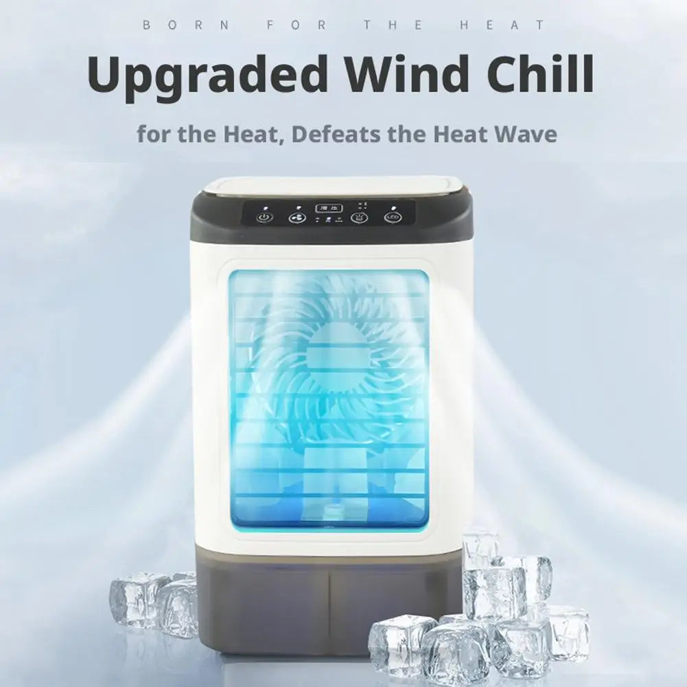 Portable USB Evaporative Air Cooler – Mist Fan & LED Light Evaporative Air Cooler Axl