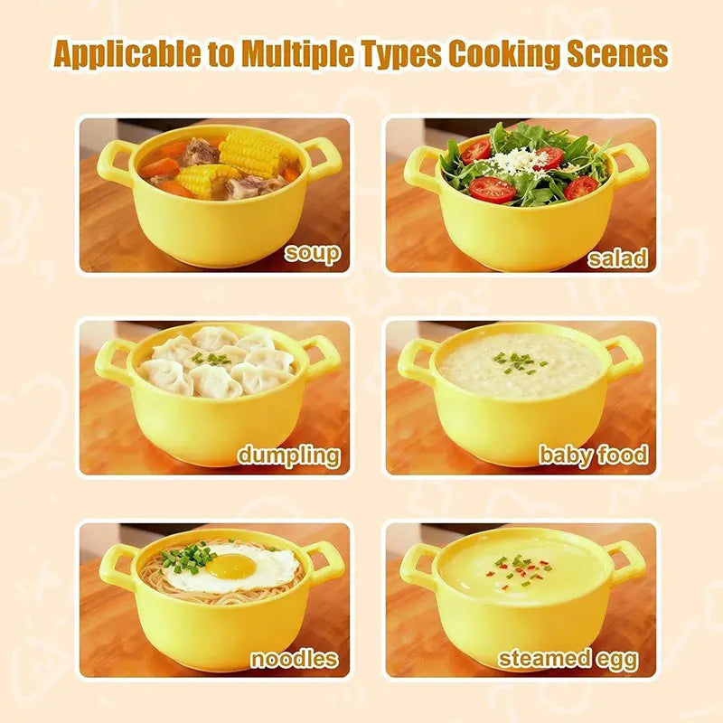 Silicone Microwave Steamer Bowl with Lid – 40oz Veggie Cooker Microwave Steamer Axl