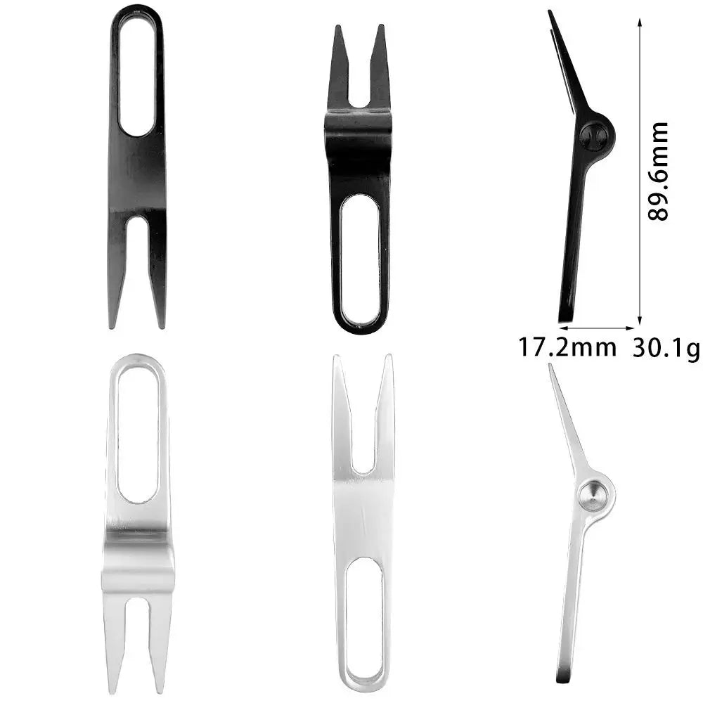 Zinc Alloy Golf Divot Repair Tool – 3-Prong Pitchfork Fork Golf Divot Tool Axl