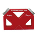8/10mm Dowel Drill Guide – 45° Angle Hole Jig for Woodworking Drill Guide Jig Axl China Mainland