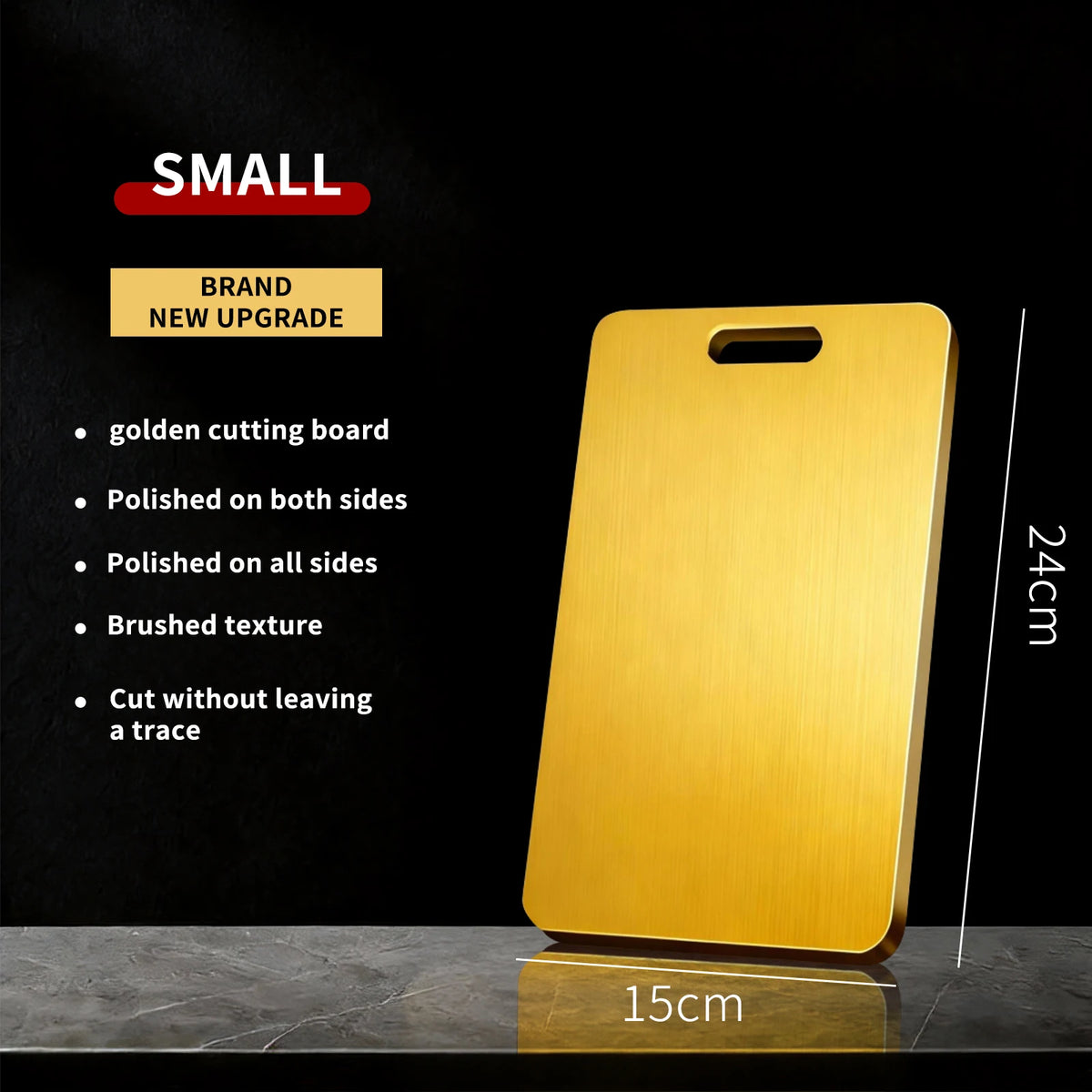 PLYS Double-Sided Stainless Steel Cutting Board – Anti-Slip Stainless Steel Cutting Board Axl B