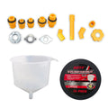 15-Piece Spill-Proof Car Fluid Filling Funnel Kit | Universal Automotive Funnel Kit Axl Default Title