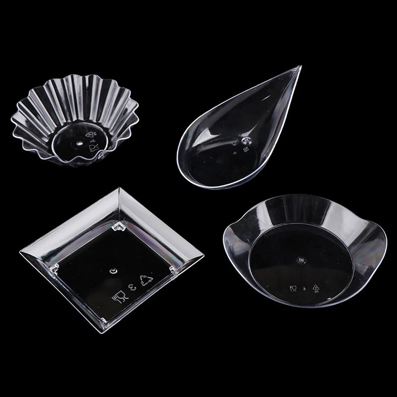 10-Pack Mini Transparent Dessert Cups – Mousse & Appetizer Plates Dessert Cup Set Axl