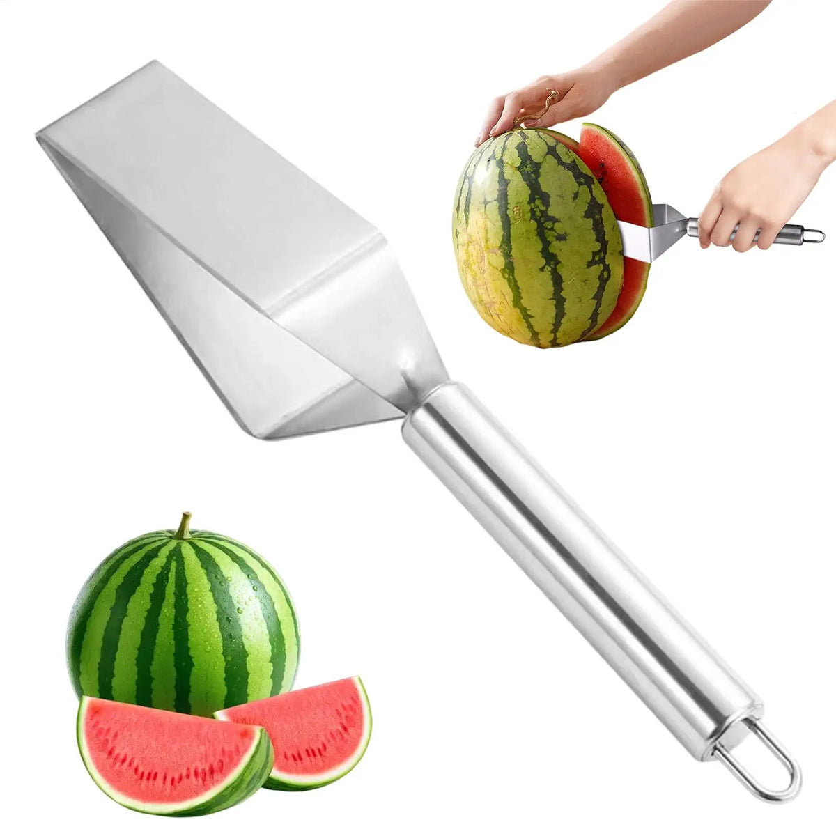 Triangular Stainless Steel Watermelon Slicer & Fruit Cutter Fruit Cutting Tool Axl