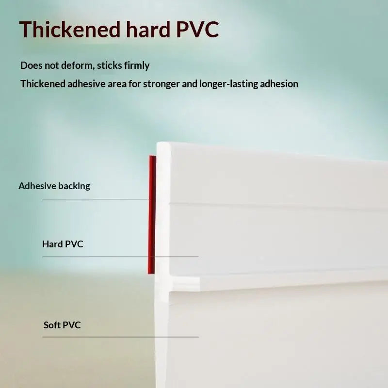Self-Adhesive PVC Door Bottom Seal Strip | Weather Stripping Door Weather Stripping Axl