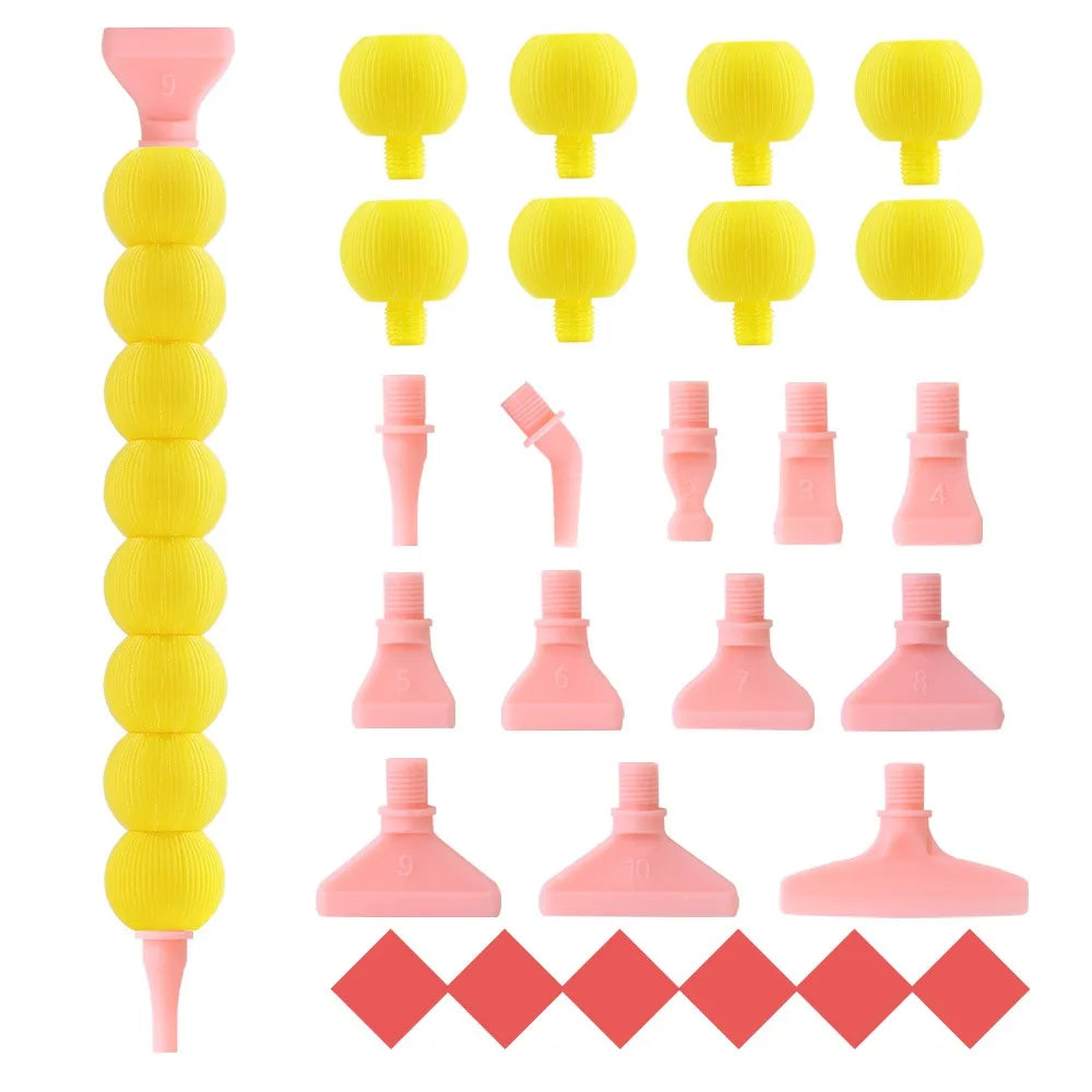 5D Diamond Painting Pen Kit – 12 Pen Tips & Clay Included