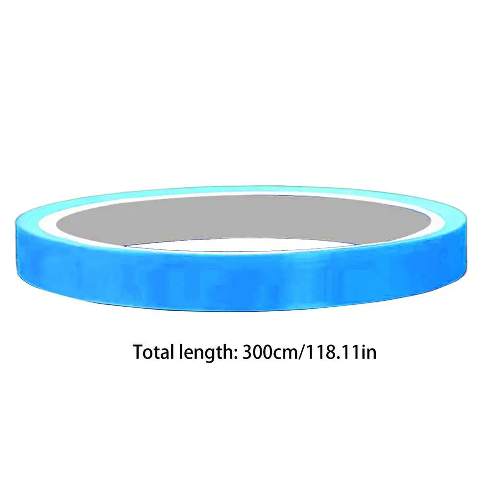 Glow-in-the-Dark Tape – Fluorescent Safety Tape for Stairs Glow Safety Tape Axl Blue