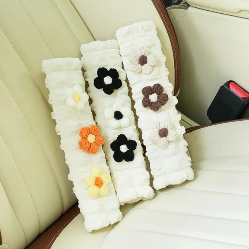 Cute Car Seat Belt Shoulder Pad – Soft Polyester Cover Seat Belt Cover Axl