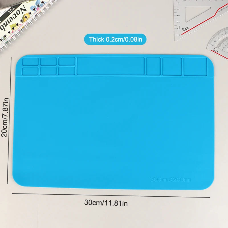 ESD Silicone Soldering Mat – Heat-Resistant Repair Work Pad Soldering Work Mat Axl A1