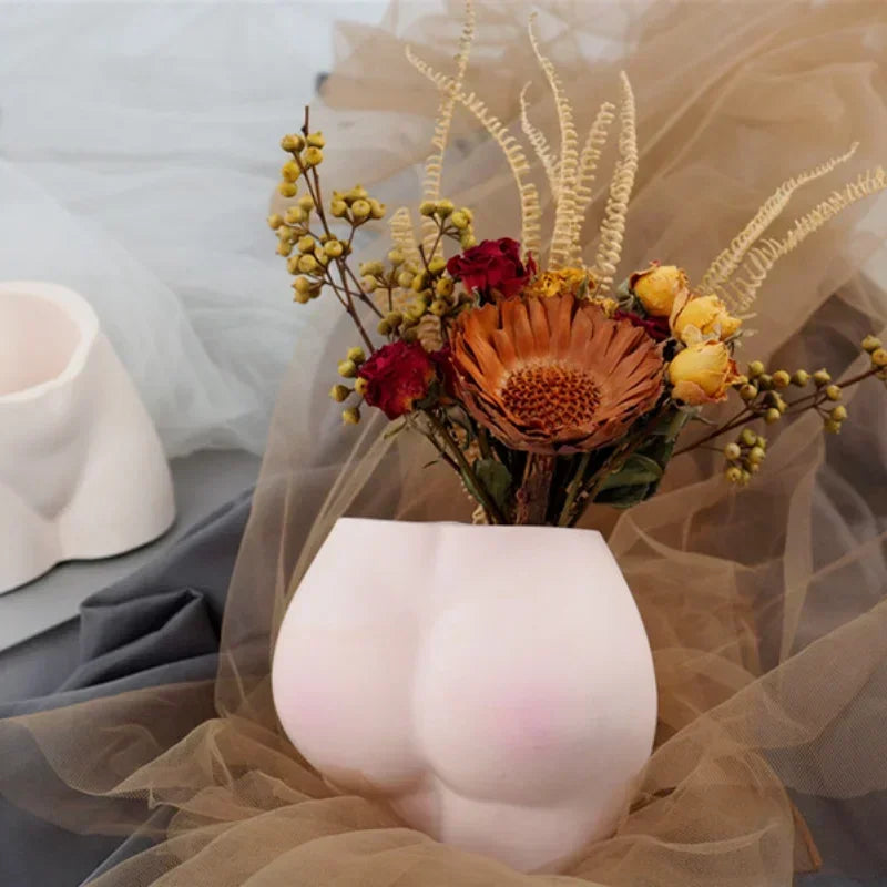Butt Vase & Pen Holder Silicone Mold – DIY Epoxy Resin Kit Resin Craft Mold Axl