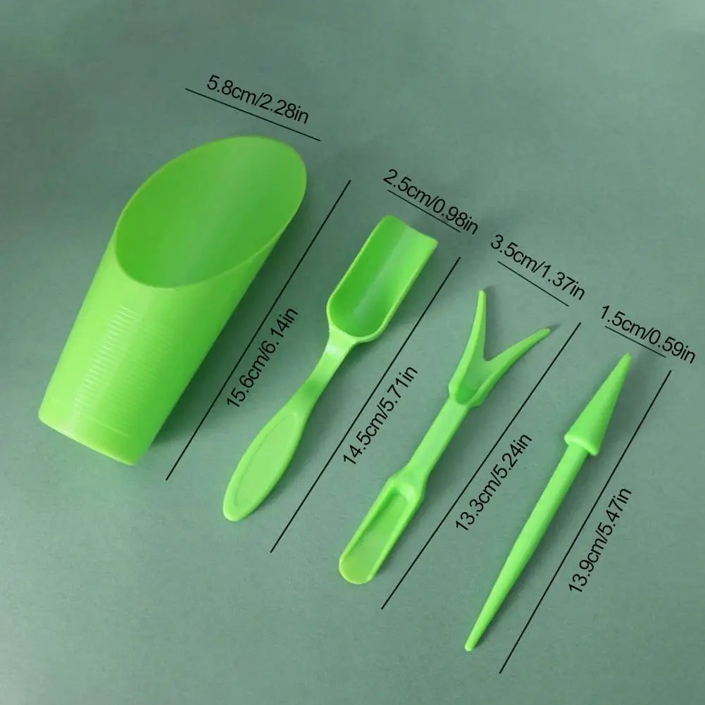 4-Piece Mini Garden Tool Set – Succulent & Potted Plant Tools Mini Garden Tool Set Axl