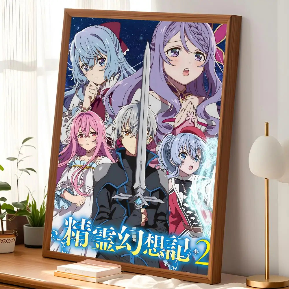 Spirit Chronicles Game HD PVC Self-Stick Wall Art Poster Wall Art Poster Axl