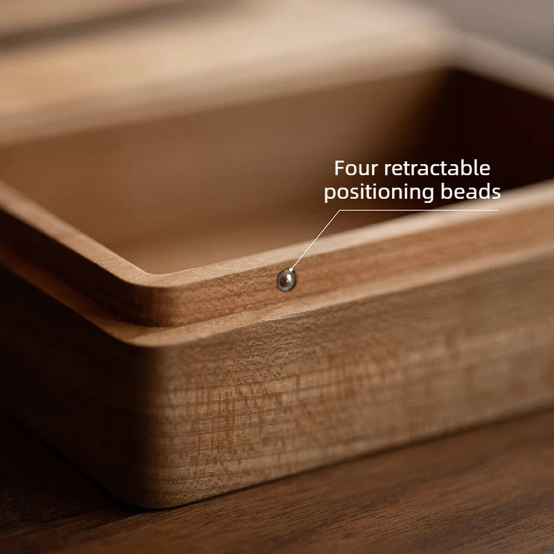 Luxury Solid Wood Tissue Box – Elegant Wooden Napkin Organizer Wooden Tissue Box Axl
