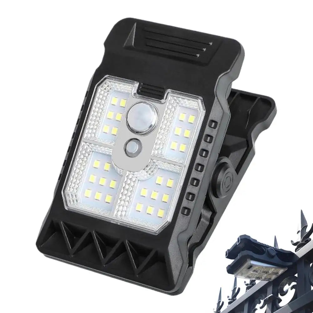 Solar Clip-On Motion Sensor LED Light | 3-Mode Waterproof Solar Motion Light Axl LED