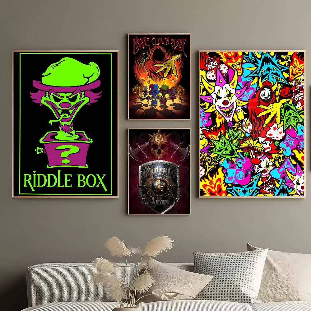 ICP Insane Clown Posse HD Wall Poster – Waterproof & Peel-Stick Wall Poster Axl