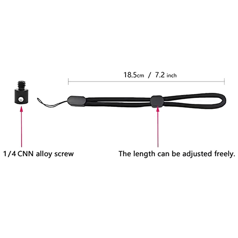 Nylon Wrist Strap for Insta360 X4/X3/ONEX2 | 1/4 Screw Mount Camera Wrist Strap Axl