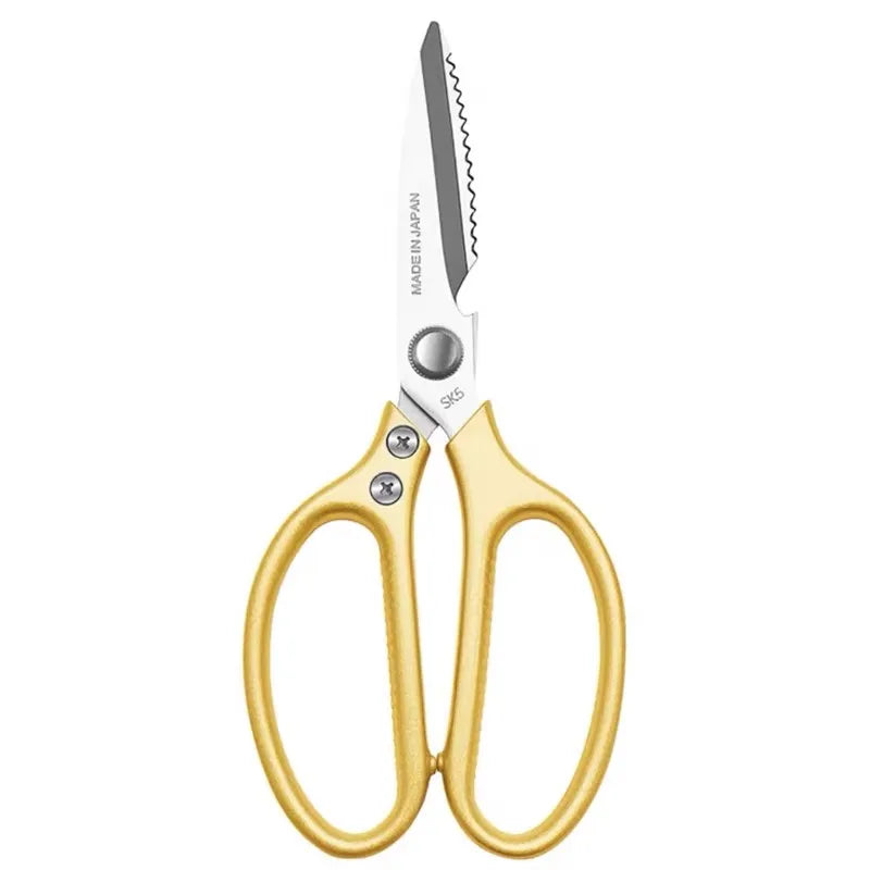 Heavy-Duty Stainless Steel Kitchen Scissors & Bone Shears Kitchen Shears Axl Golden scissors