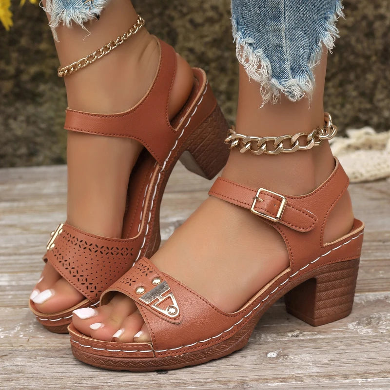 YBQJOO Women's Roman Gladiator Sandals | Open Toe Buckle Gladiator Sandals Axl