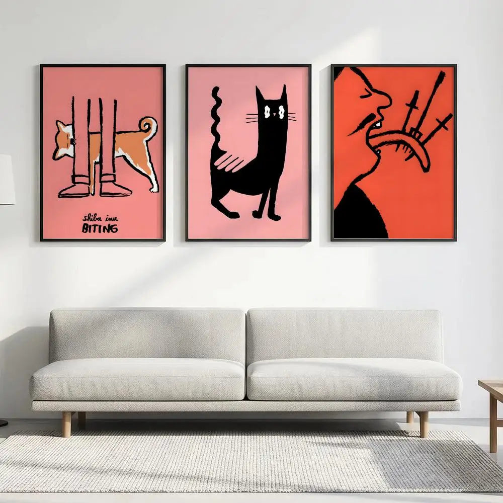 Jean Jullien HD Art Poster – Waterproof Sticky Wall Decor Art Wall Poster Axl