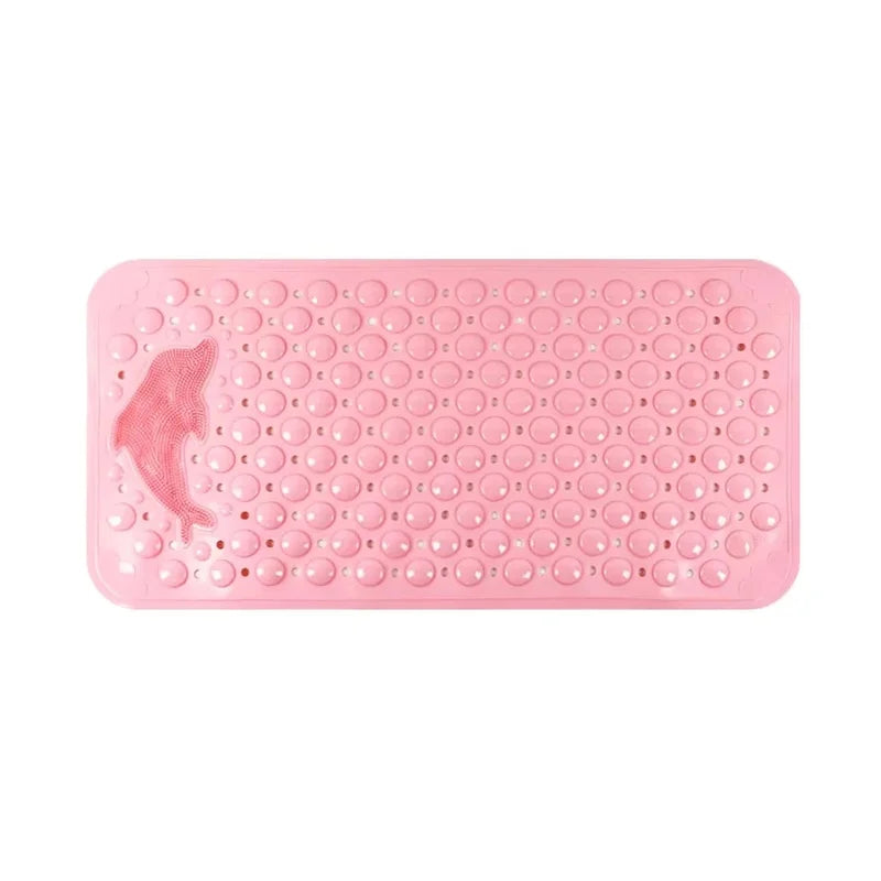 PVC Non-Slip Massage Bath Mat 35×70cm | Dolphin Pattern Non-Slip Bath Mat Axl