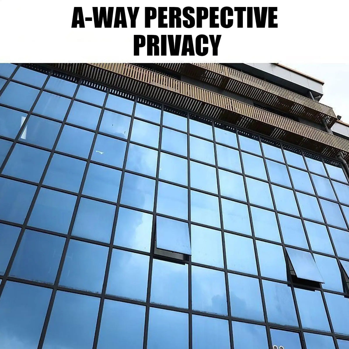 One-Way Mirror Window Privacy Film | Anti-UV Sun Blocking Window Privacy Film Axl