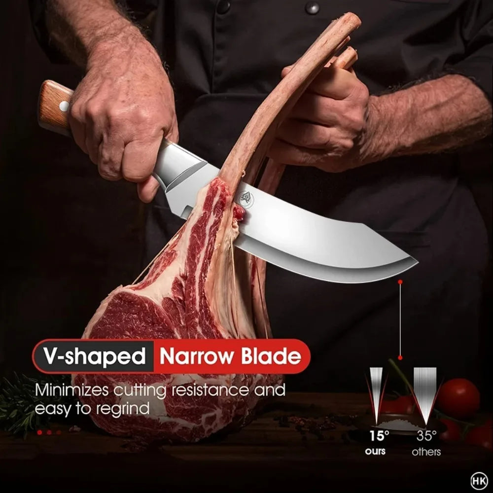 PLYS Ultra-Sharp Stainless Steel Boning & Steak Knife Kitchen Knife Axl