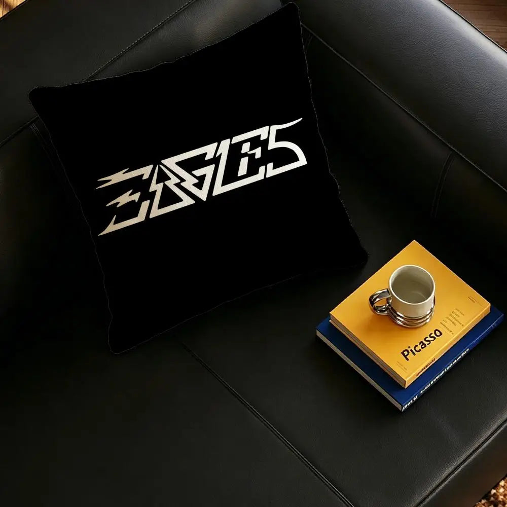 Eagles Band Linen Cushion Cover | Sofa Pillow Case Multi-Size Decorative Cushion Cover Axl