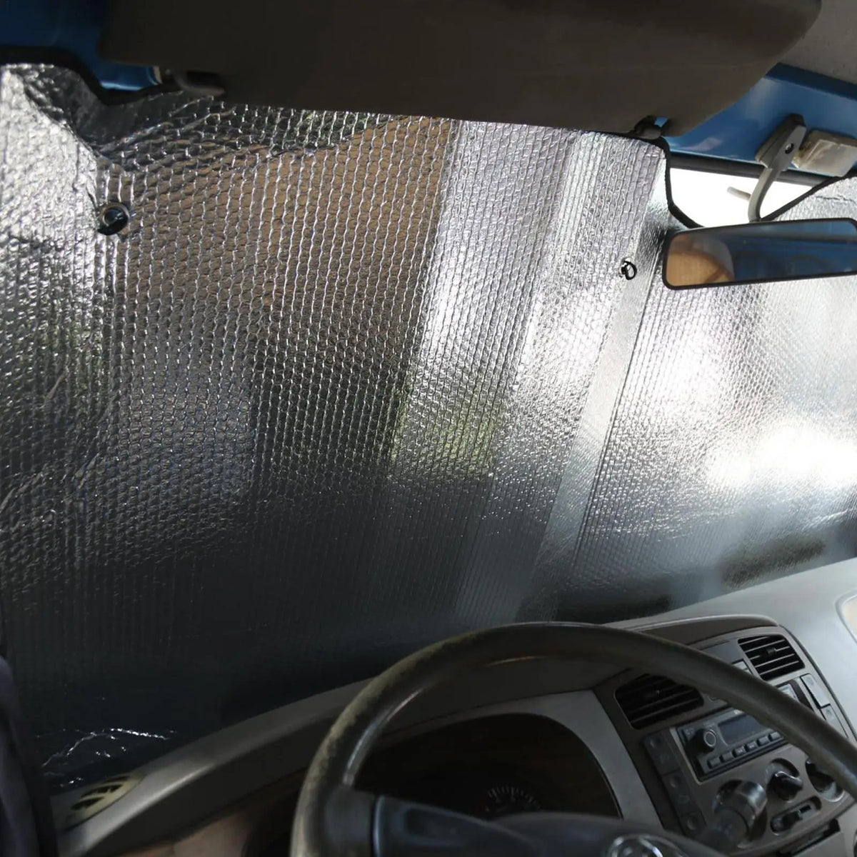 Truck Windshield Sun Shade – Foldable UV Blocking Sunshade Windshield Sun Shade Axl