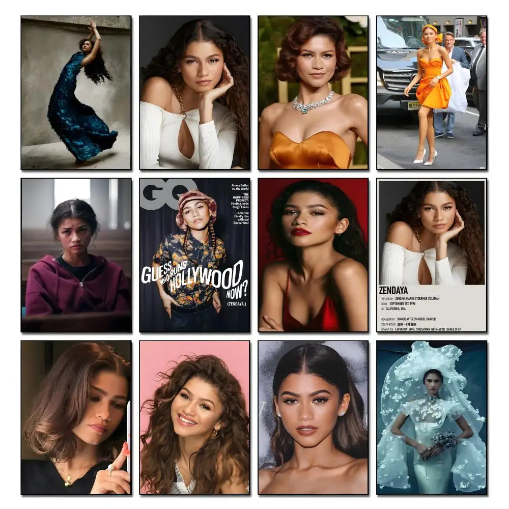 Zendaya HD Art Poster – Waterproof Sticky Wall Decor Wall Art Poster Axl