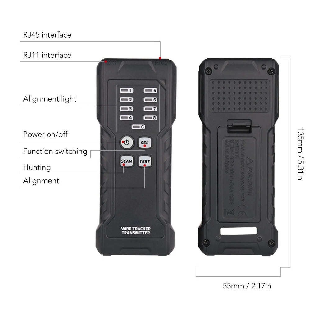 TA502A RJ45 & RJ11 Wire Locator | Cable Finder & Continuity Tester Cable Tester & Tracer Axl China Mainland