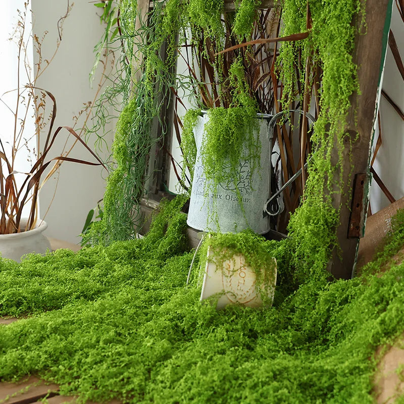 Artificial Moss Turf – Fake Plant for Bonsai & Micro Landscape Artificial Moss Decor Axl