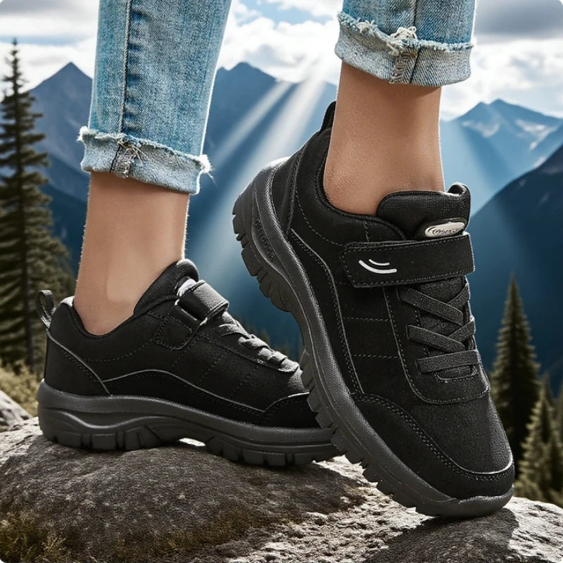 AZGB Women's Breathable Slip-On Sneakers – Thick Sole, All-Season Women's Sneakers Axl