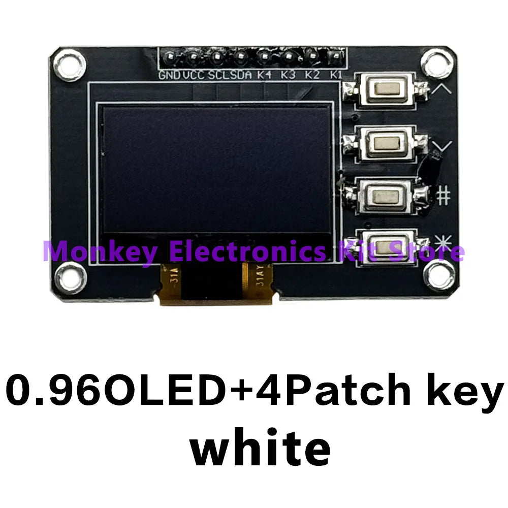 TFT OLED Display Module 0.96"–2.4" LCD + EC11 Rotary Encoder IIC LCD OLED Display Module Axl 0.96 white