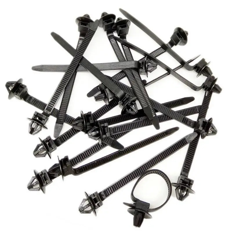 Nylon Push Mount Wire Harness Cable Clamp Clips 10/20PCS Wire Harness Clips Axl